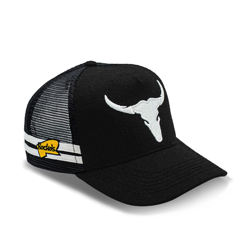 Rocko's Outback Trucker Longhorn Bull Black OSFM