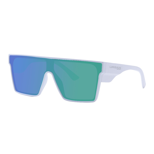 Urban Zoo Landslide C21 Shiny White / Green Revo Lenses