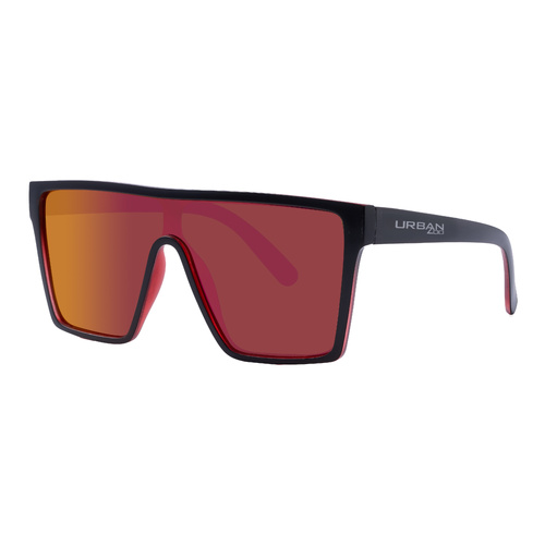 Urban Zoo Big Noggin C13 Matte Black w Crystal Red / Black Red Revo Lenses