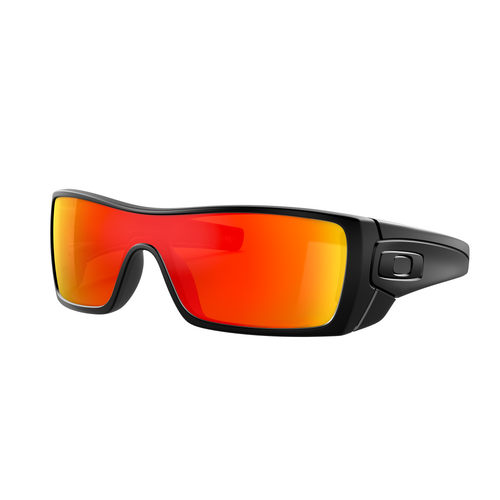 Oakley Batwolf Custom OO9101 Matte Black / Prizm Ruby Polarised Lenses