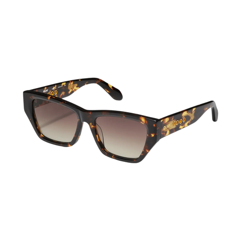 Quay No Apologies NO-NS-2257 Yellow Tortoise / Brown Lenses