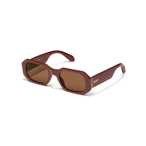 Quay Hyped Up NO-NS-2583 Dahlia / Brown Lenses
