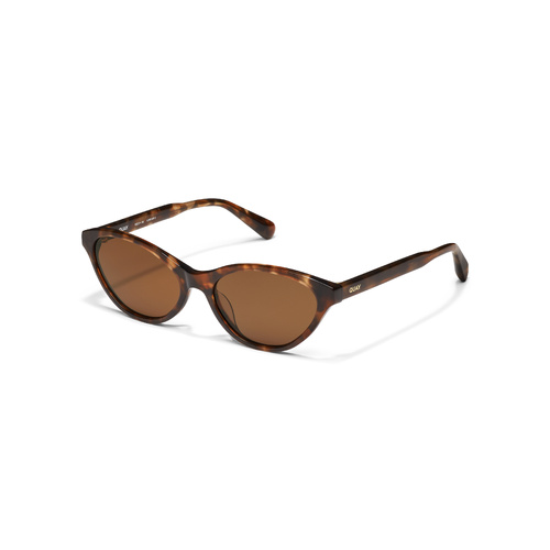 Quay Talk Nice NO-NS-2743 Amber Tortoise / Brown Lenses