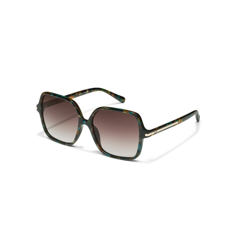 Quay Press Tour NO-NS-2886 Olive Tortoise / Brown Lenses
