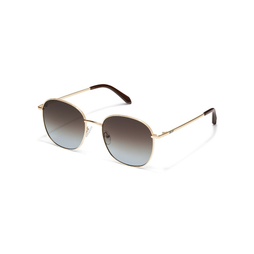 Quay Jezabell NO-NS-2893 Gold / Chocolate Blue Lenses
