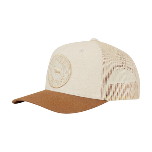Ringers Western Signature Bull Kids Trucker Cap Beige/Clay