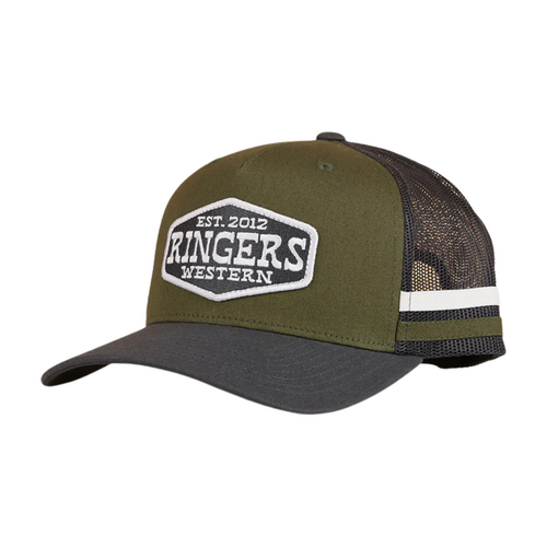 Ringers Western Banks Trucker Cap Military Green OSFM