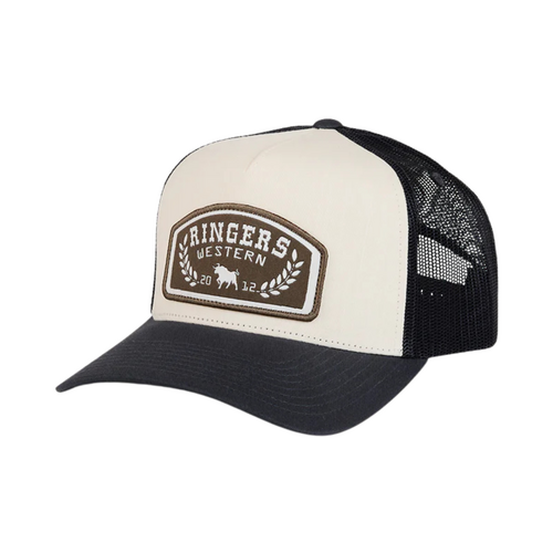 Ringers Western Wheatbelt Trucker Off White/Charcoal OSFM