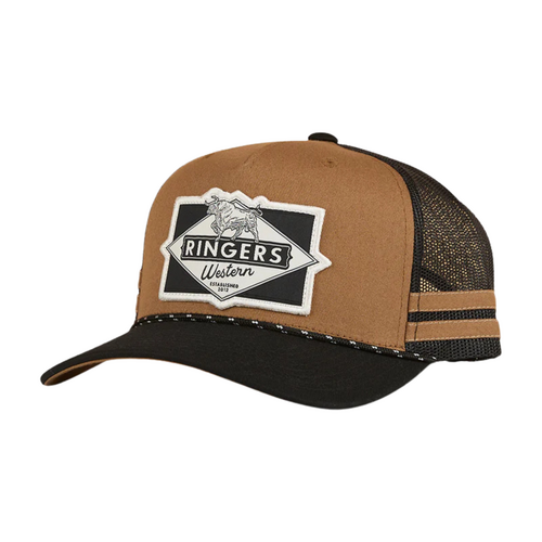 Ringers Western Hometown Trucker Cap Clay/Black OSFM