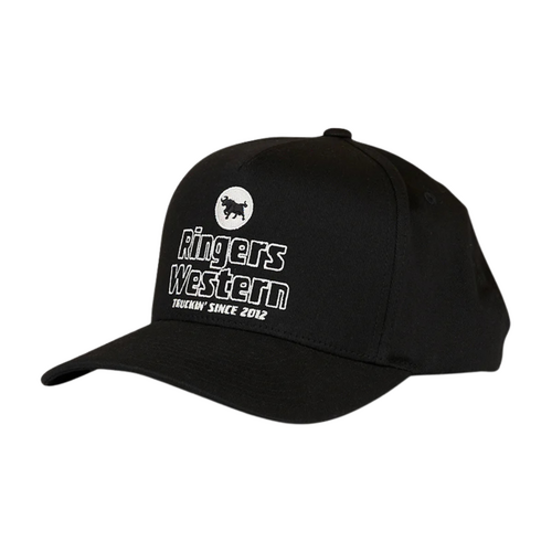Ringers Western Truckin Baseball Cap Black OSFM