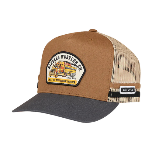 Ringers Western Workhorse Deep Fit Trucker Cap Clay/Black OSFM