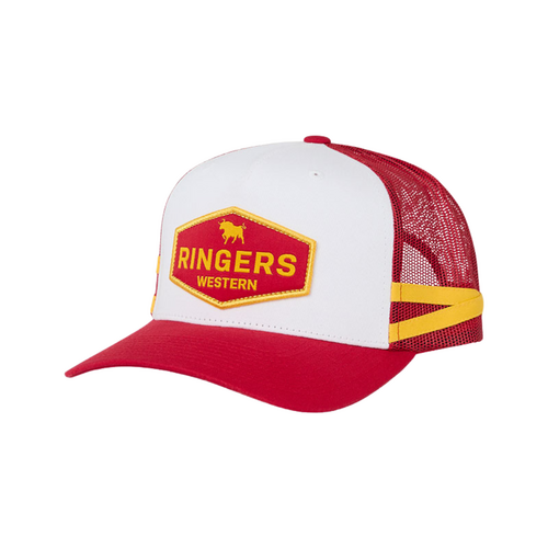 Ringers Western Cunningham Trucker Cap Red/Yellow OSFM