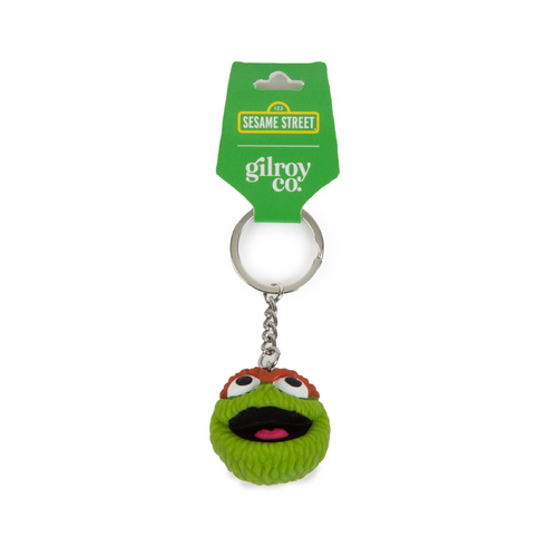 Gilroy Co. Oscar The Grouch Keychain Green 