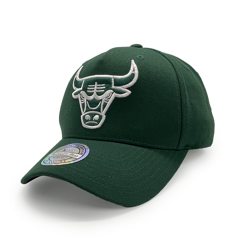 Mitchell & Ness Chicago Bulls Flexfit 110 Core Dark Green OSFM