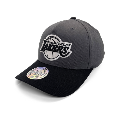 Mitchell & Ness Los Angeles Lakers Flexfit 110 Pinch Charcoal/Black OSFM