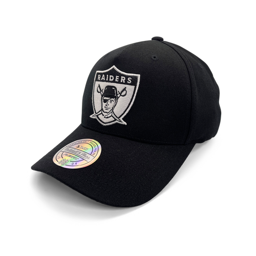 Mitchell & Ness Las Vegas Raiders Flexfit 110 Pinch Black/White Core Black OSFM