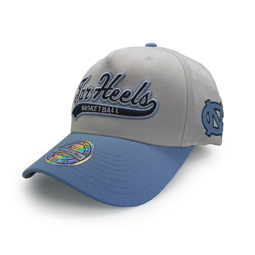 Mitchell & Ness University of North Carolina Flexfit 110 Tailsweep White Cream/Blue OSFM