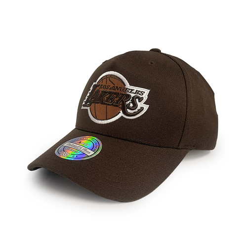 Mitchell & Ness Los Angeles Lakers Flexfit 110 Core Brown OSFM