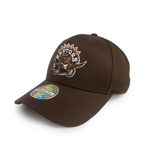 Mitchell & Ness Toronto Raptors Flexfit 110 Core Brown OSFM
