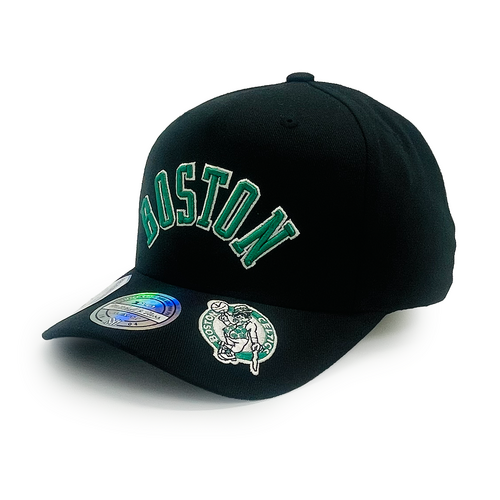 Mitchell & Ness Boston Celtics Flexfit 110 Double Up Black OSFM
