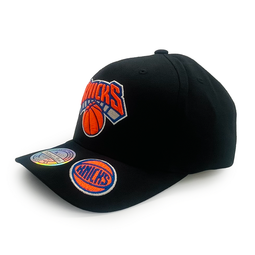 Mitchell & Ness New York Knicks Flexfit 110 Double Up Black OSFM