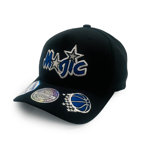 Mitchell & Ness Orlando Magic Flexfit 110 Double Up Black OSFM