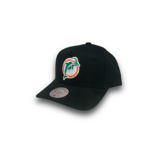 Mitchell & Ness Miami Dolphins Pro Pinch Black & Team Core OSFM