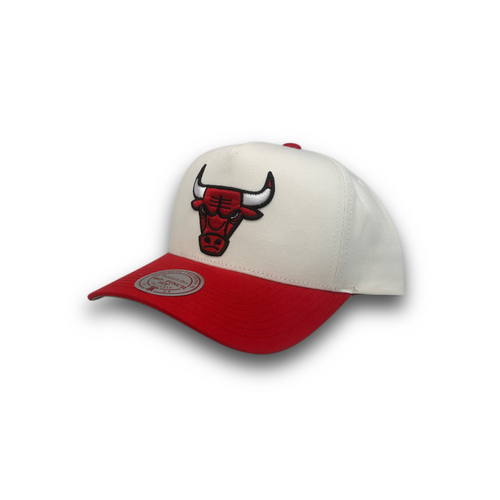Mitchell & Ness Chicago Bulls Pro Pinch White & Team Colour White Cream/Red OSFM