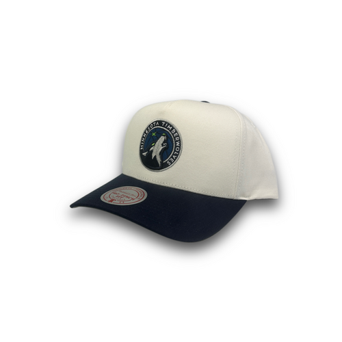 Mitchell & Ness Minnesota Timberwolves Pro Pinch Core Two Tone White Cream/Navy OSFM