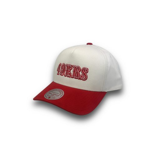 Mitchell & Ness San Francisco 49ers Pro Pinch Two Tone White Cream/Red OSFM
