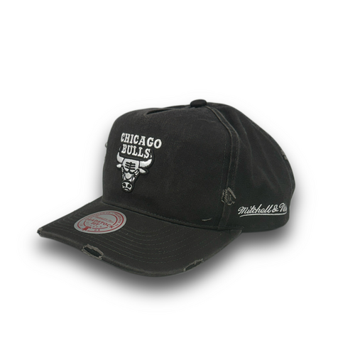 Mitchell & Ness Chicago Bulls Deadstock Origins Distressed Washed Black OSFM