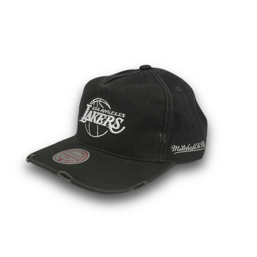 Mitchell & Ness Los Angeles Lakers Deadstock Origins Distressed Washed Black OSFM