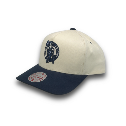 Mitchell & Ness Boston Celtics Pro Pinch White & Team Colour White Cream/Pirate Blue OSFM