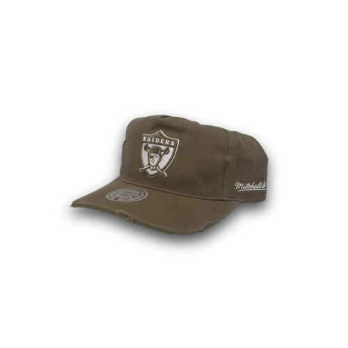 Mitchell & Ness Oakland Raiders Origins Star Spangled Distressed Gravel Stone OSFM