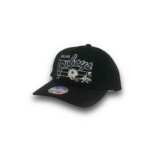Mitchell & Ness Dallas Cowboys Flexfit 110 Script Black OSFM