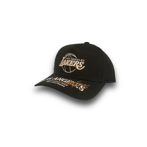 Mitchell & Ness Los Angeles Lakers Pro Pinch Stencil Seal Brown OSFM