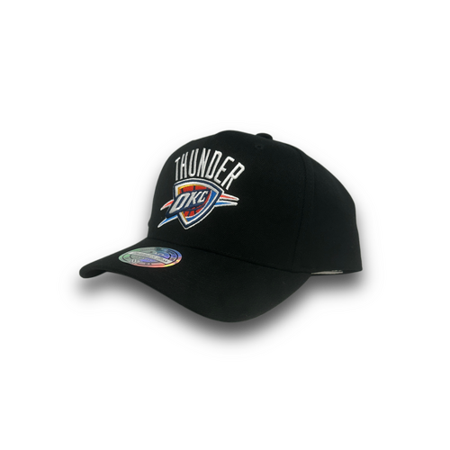 Mitchell & Ness Oklahoma City Thunder Flexfit 110 Team Logo Black OSFM
