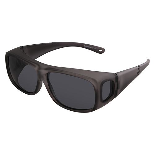 Cover Glasses Eclipse 8136 Satin Crystal Black / Smoke Polarised Lenses