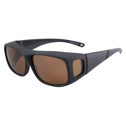 Cover Glasses Terra 8143 Satin Black / Brown Polarised Lenses
