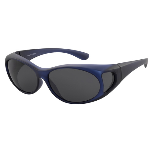 Cover Glasses Whirl 8152 Satin Navy / Grey Polarised Lenses