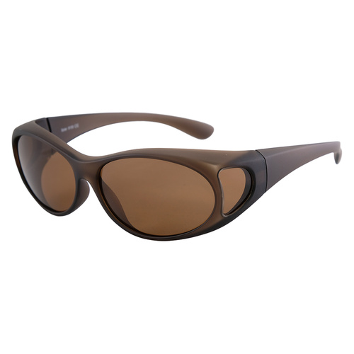 Cover Glasses Solar 8155 Satin Xtal Brown / Brown Polarised Lenses