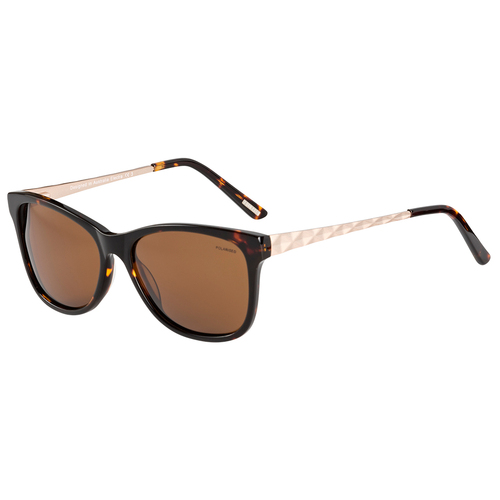 Bill Bass Electra 25718 Demi Gold / Brown Polarised Lenses