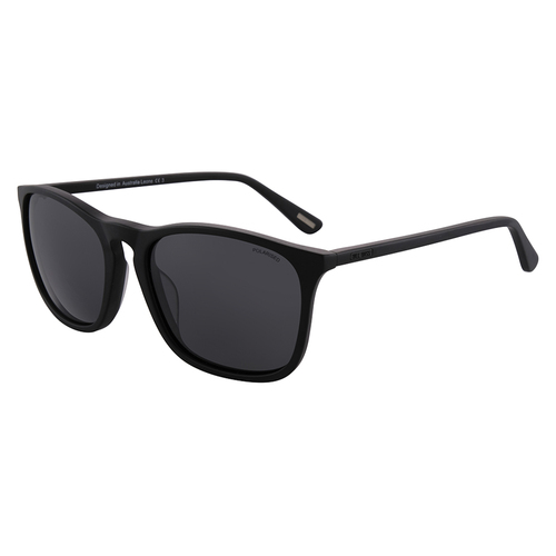 Bill Bass Leone 28056 Matte Black / Grey Polarised Lenses