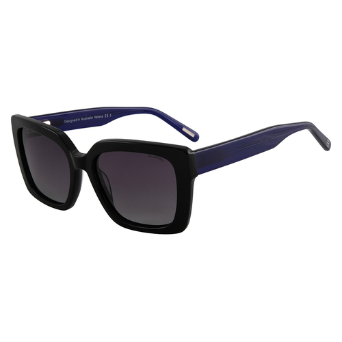 Bill Bass Helena 28241 Black w Blue / Grey Gradient Polarised Lenses