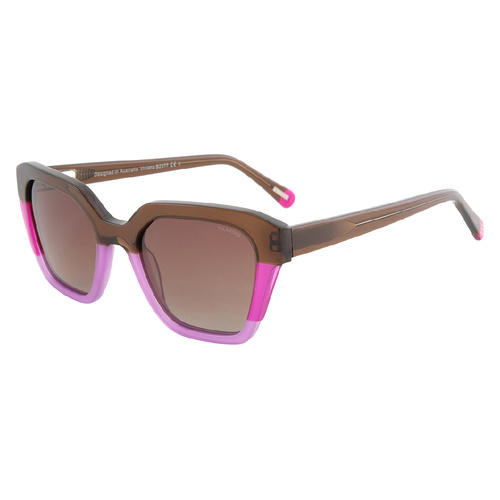 Bill Bass Viviana 28277 Brown w Pink / Brown Gradient Polarised Lenses