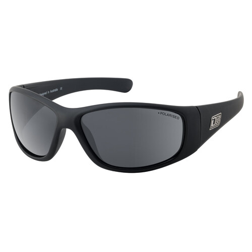 Dirty Dog Wolf 53643 Satin Black / Grey Polarised Lenses