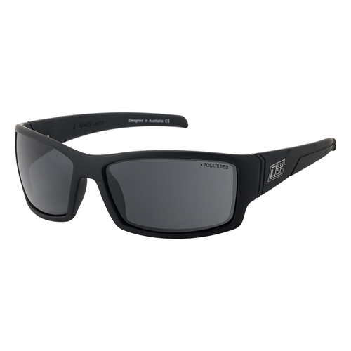 Dirty Dog Defendor 53654 Satin Black / Grey Polarised Lenses