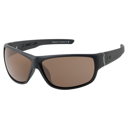 Dirty Dog Vault 53659 Satin Black / Brown Polarised Lenses