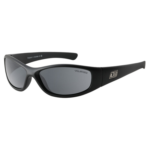 Dirty Dog Buzzer 53686 Satin Black / Grey Polarised Lenses