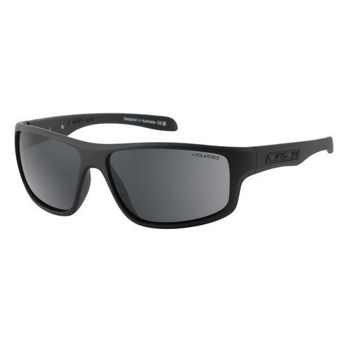 Dirty Dog Quantum 53697 Satin Black / Grey Polarised Lenses